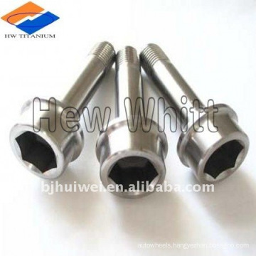 Titanium hex flange head bolt